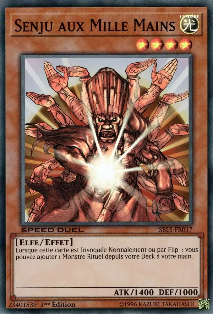 Speed Duel L\'Arène des Ames Perdues SBLS - Senju aux Mille Mains