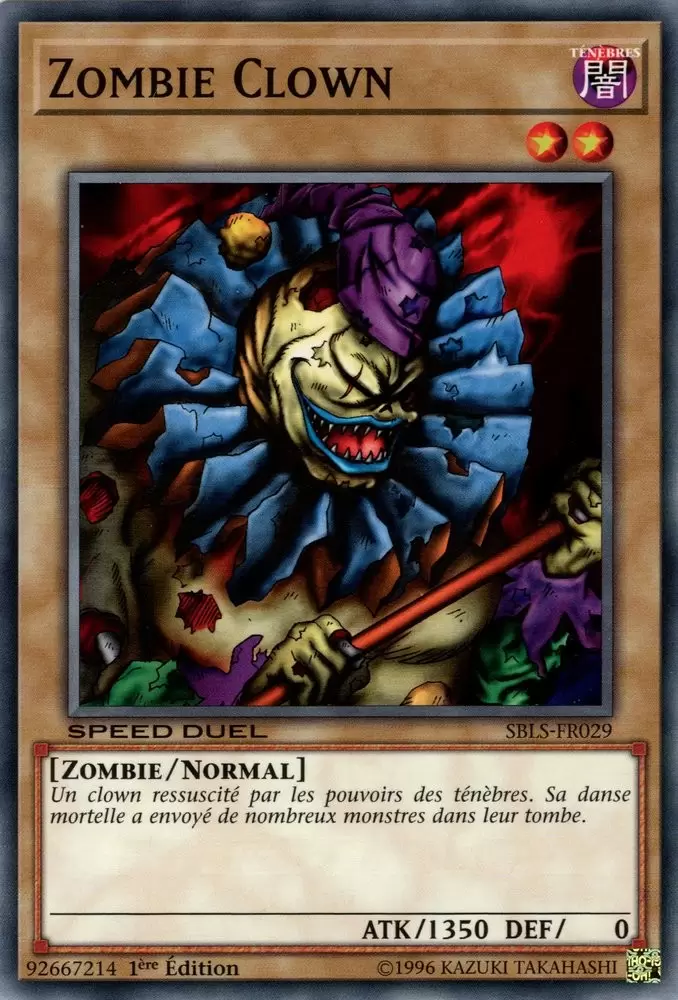 Speed Duel L\'Arène des Ames Perdues SBLS - Zombie Clown
