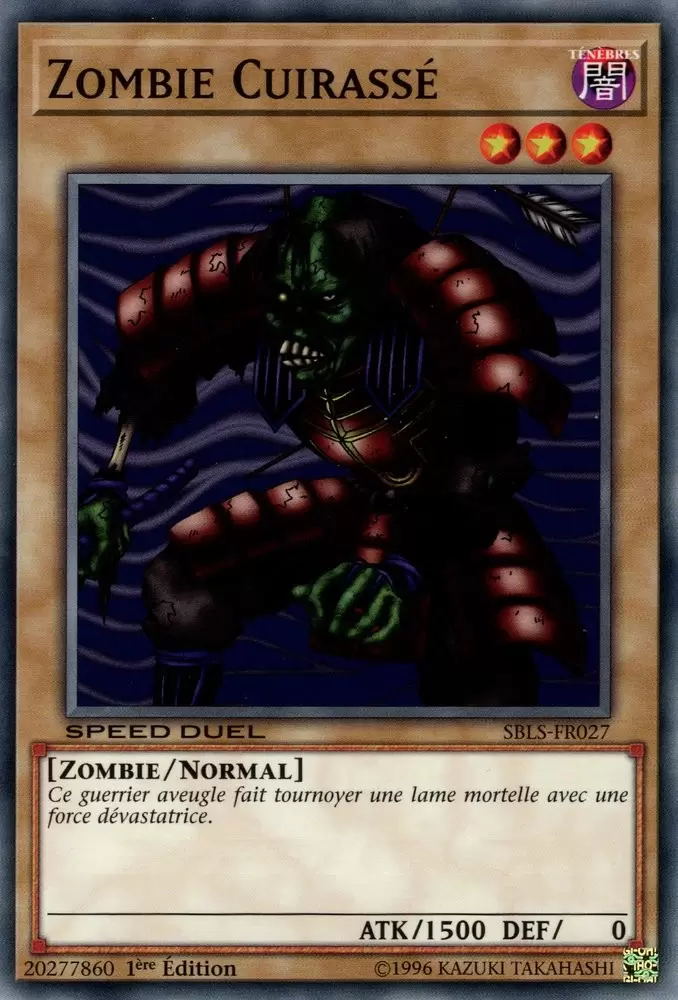 Speed Duel L\'Arène des Ames Perdues SBLS - Zombie Cuirassé