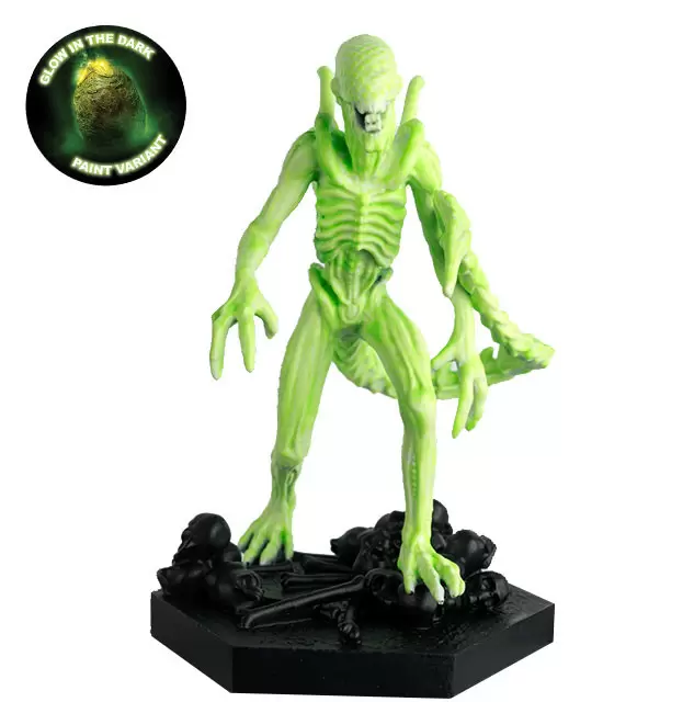 The Alien & Predator Figurine Collection - Xenomorph Predator-Vision Glow in the Dark