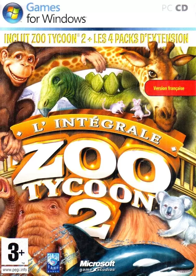 Jeux PC - L’intégrale Zoo Tycoon 2