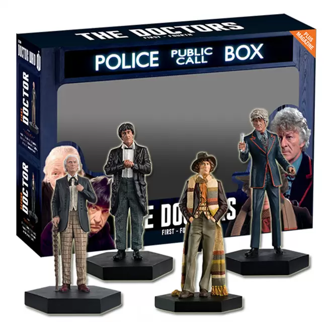 Doctor Who Eaglemoss - Coffret 4 Docteurs