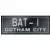 Les véhicules de Batman - Véhicules de Batman - Plaque d\'Immatriculation Batmobile