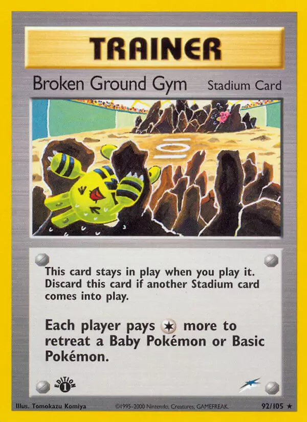 Neo Destiny - Broken Ground Gym 1st Edition