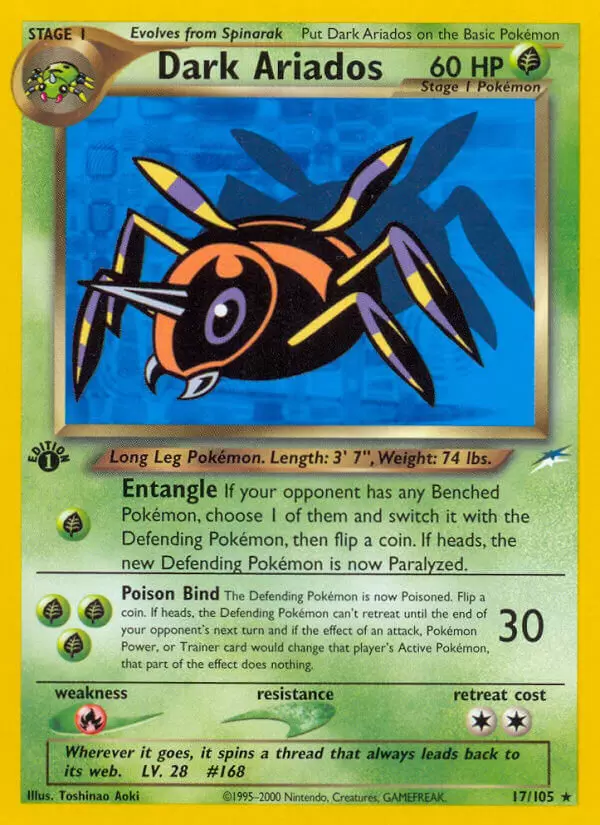 Neo Destiny - Dark Ariados 1st Edition