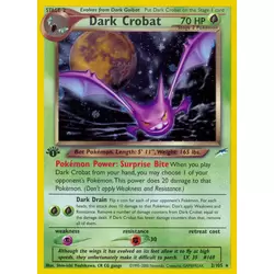 Dark Crobat 1st Edition Holo