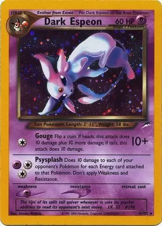 Neo Destiny - Dark Espeon Holo