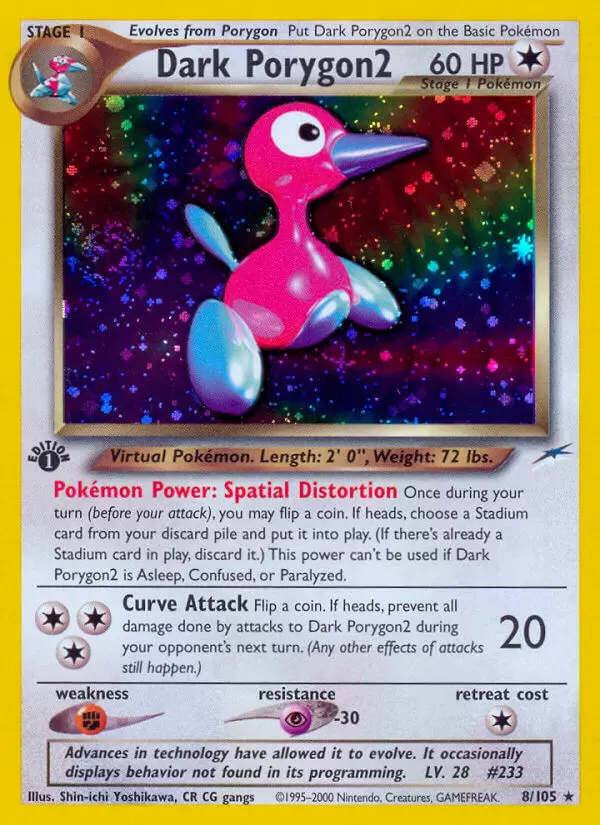 Neo Destiny - Dark Porygon2 1st Edition Holo