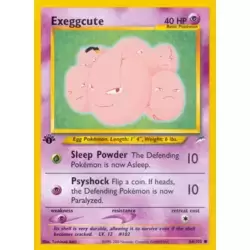 Exeggcute 1st Edition