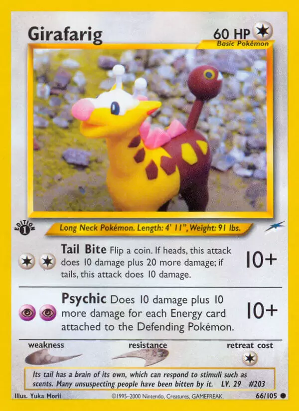 Neo Destiny - Girafarig 1st Edition