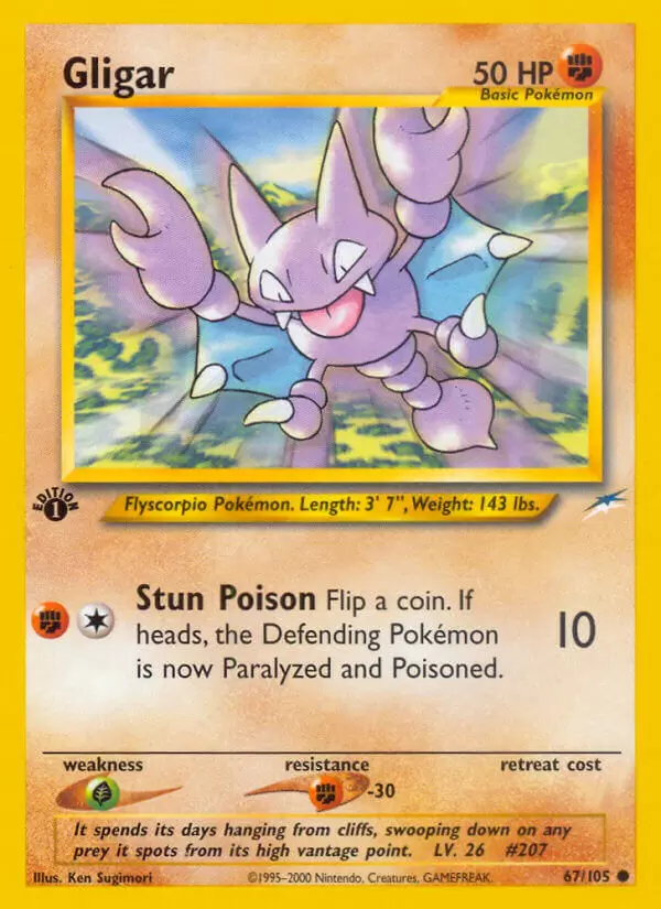 Neo Destiny - Gligar 1st Edition