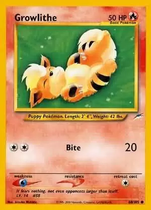 Neo Destiny - Growlithe