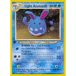 Light Azumarill 1st Edition Holo