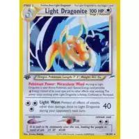 Light Dragonite 1st Edition Holo