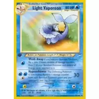 Light Vaporeon 1st Edition