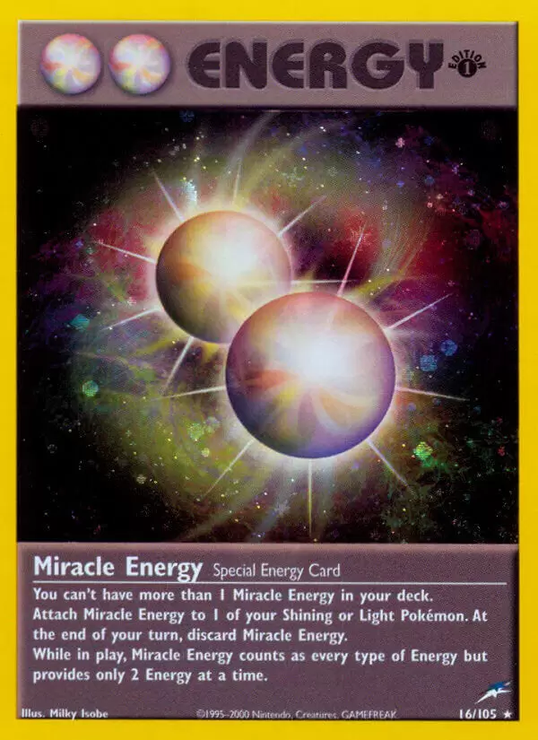 Neo Destiny - Miracle Energy 1st Edition Holo