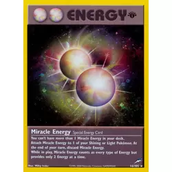 Miracle Energy 1st Edition Holo