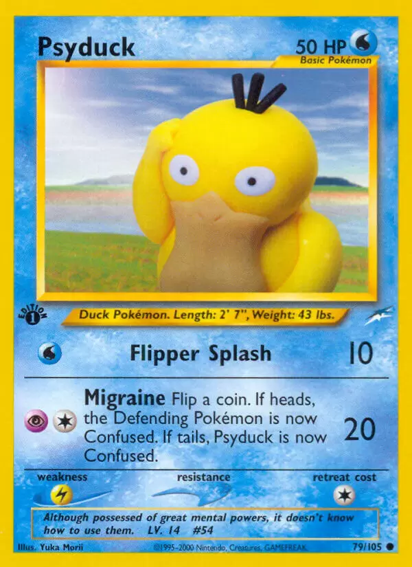 Neo Destiny - Psyduck 1st Edition