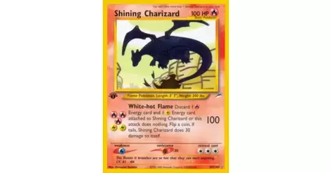 Shining Charizard 1st Edition - Neo Destiny Pokémon card 107/105