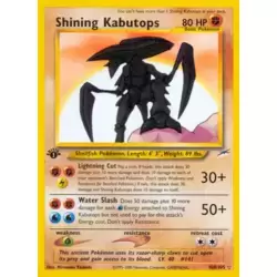 Shining Kabutops 1st Edition