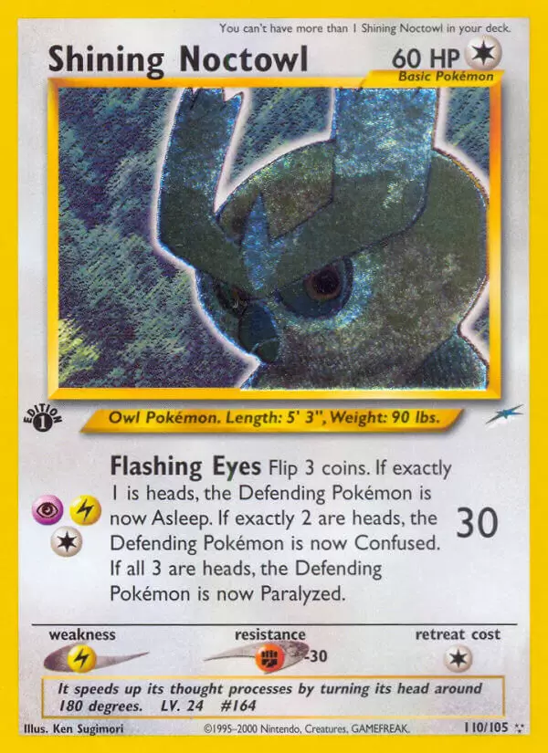 Neo Destiny - Shining Noctowl 1st Edition