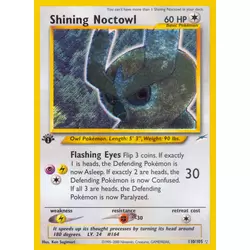 Shining Noctowl 1st Edition