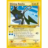 Shining Raichu 1st Edition