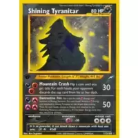 Shining Tyranitar 1st Edition