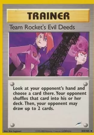 Neo Destiny - Team Rocket\'s Evil Deeds