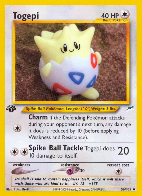 Neo Destiny - Togepi 1st Edition