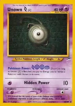 Neo Destiny - Unown Z