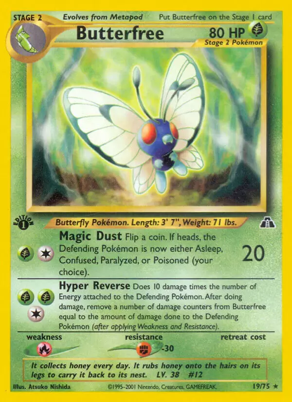 Neo Discovery - Butterfree 1st Edition