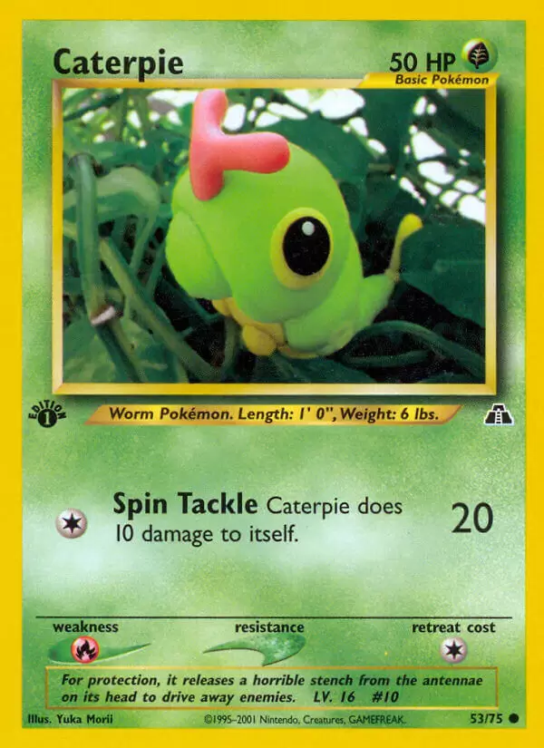 Neo Discovery - Caterpie 1st Edition