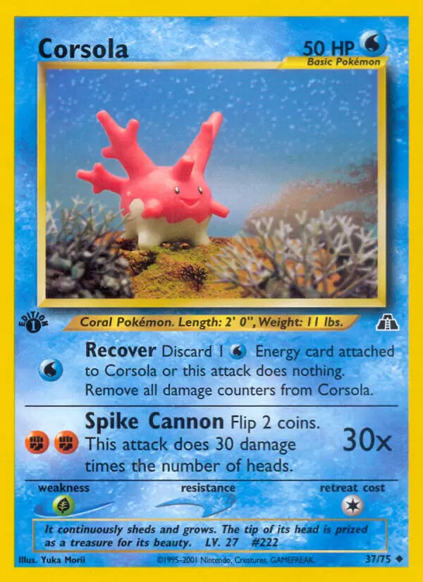 Neo Discovery - Corsola 1st Edition
