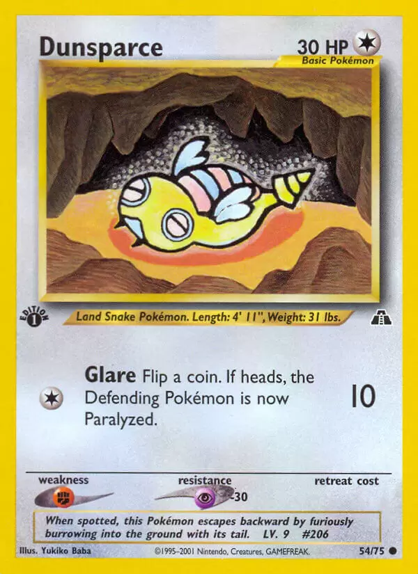 Neo Discovery - Dunsparce 1st Edition