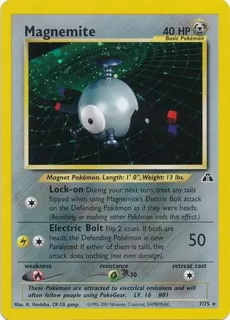 Neo Discovery - Magnemite Holo