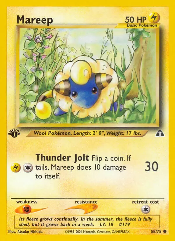 Neo Discovery - Mareep 1st Edition