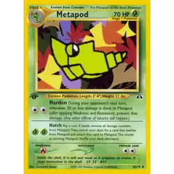 Metapod 1st Edition