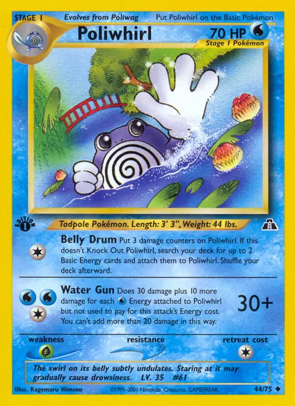 Neo Discovery - Poliwhirl 1st Edition