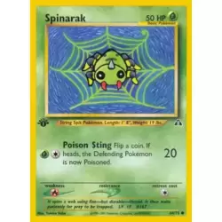 Spinarak 1st Edition