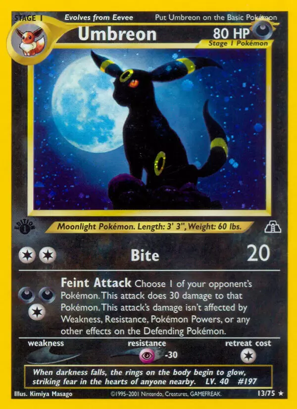 Neo Discovery - Umbreon 1st Edition Holo