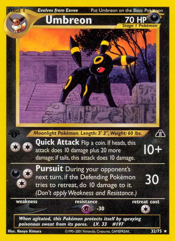 Neo Discovery - Umbreon 1st Edition