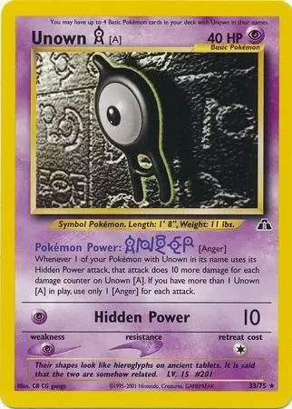 Neo Discovery - Unown A