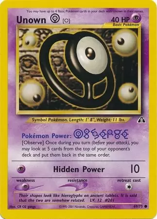 Neo Discovery - Unown O