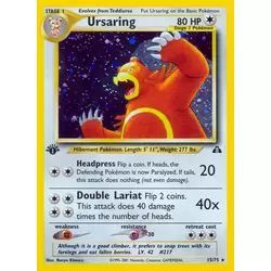 Ursaring 1st Edition Holo