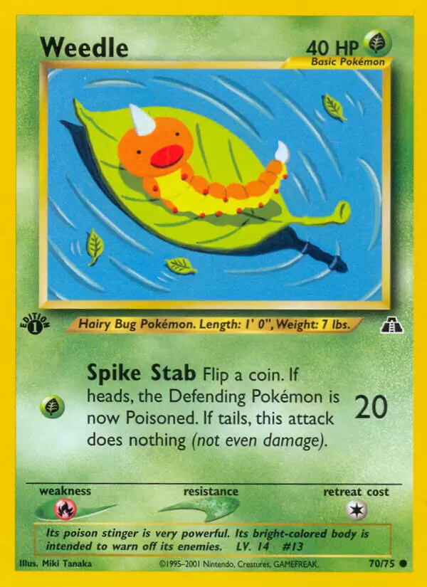 Neo Discovery - Weedle 1st Edition