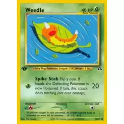 Weedle 1st Edition