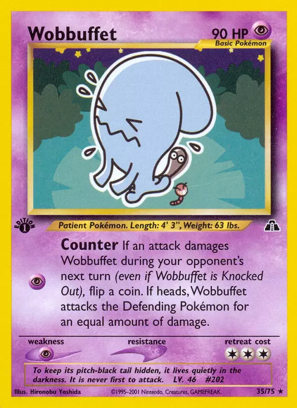Neo Discovery - Wobbuffet 1st Edition