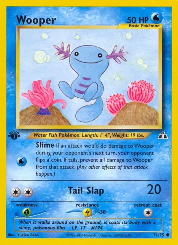 Neo Discovery - Wooper 1st Edition