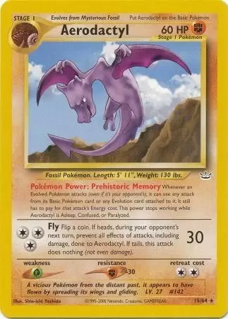 Aerodactyl - 142/165 - Holo Rare